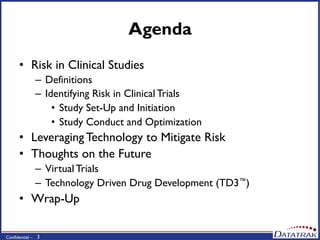 Mitigating Risks in Clinical Studies | PDF