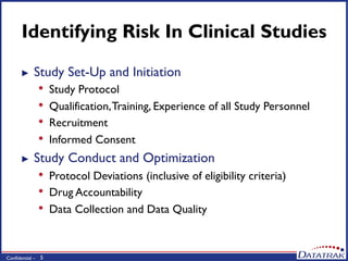 Mitigating Risks in Clinical Studies | PDF