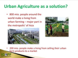 Mitigating the urbanization of poverty urban farming & public food ...