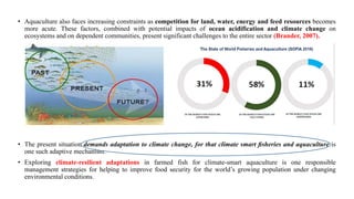 Mitigation and adaptation of climate change in aquaculture | PPTX