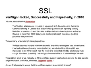 SSL
 