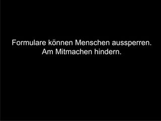 Mitmachbarrieren im Web 2.0