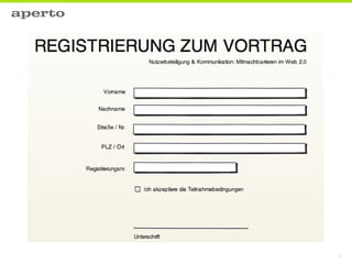 Mitmachbarrieren im Web 2.0