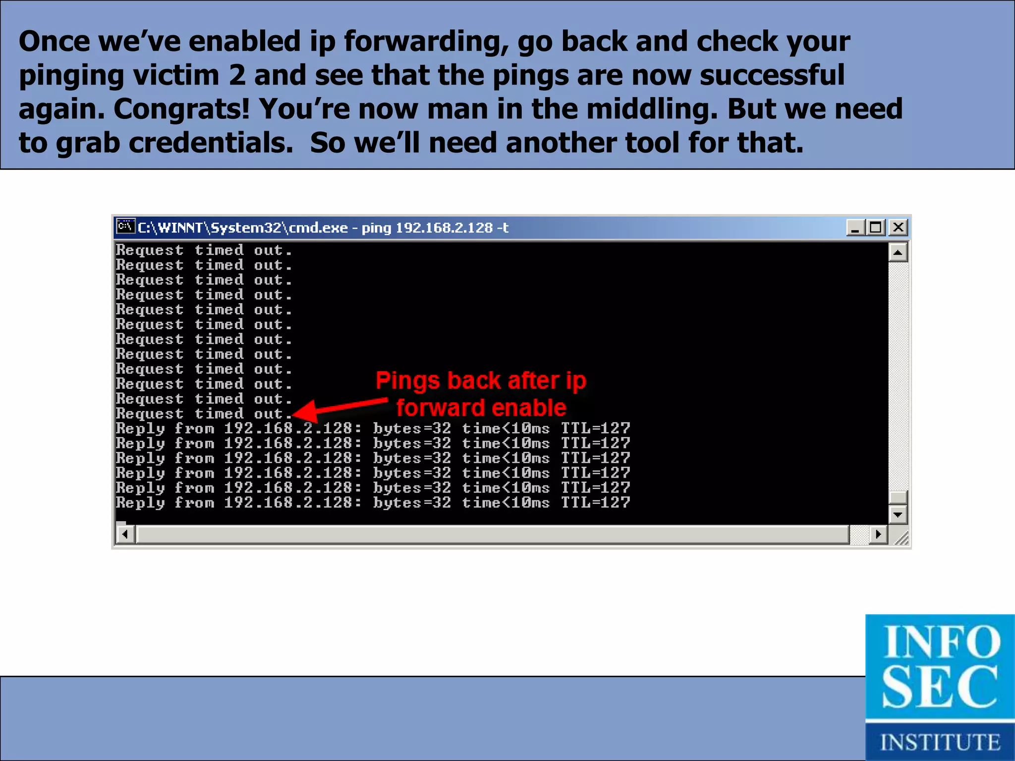 Here’s the Filezilla ftp server running on victim 1. 
