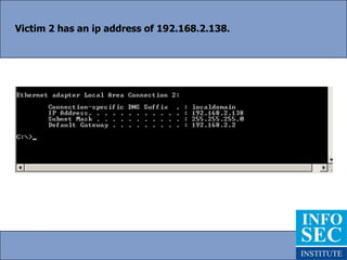 Backtrack ifconfig command