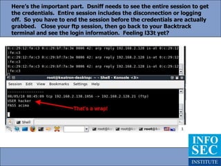 We have now successfully diverted both victims traffic to our Backtrack.  Now we need to enable ip forwarding so we can now route this traffic to it’s intended destination.