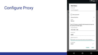 Configure Proxy
 