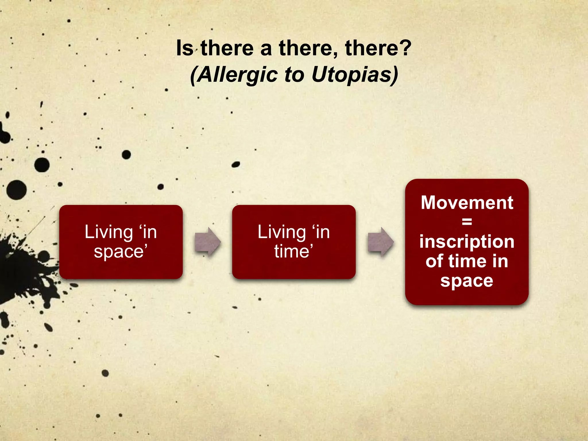 “To change life (…) we must first change space.”Lefebvre, H., 1991