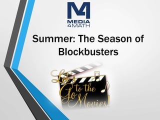 Summer: The Season of
Blockbusters
 