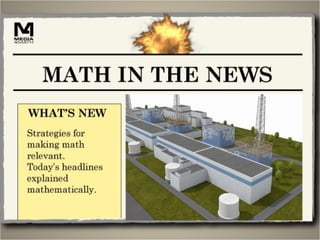 Math in the News: 3/28/11