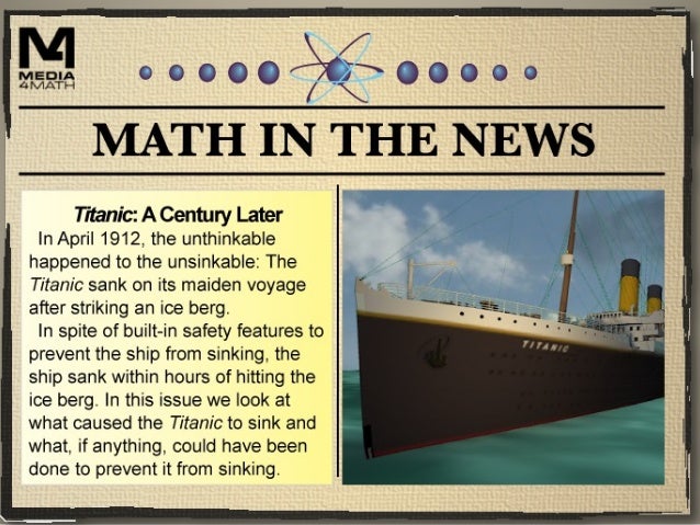 why did the titanic sank 100 years ago today, the titanic ran into some trouble obviously we know the iceberg was the cause, but what exactly did the iceberg damage that caused the ship to snap in half and fall to the bottom of the atlantic ocean. why did the titanic sank 100 years ago today, the titanic ran into some trouble obviously we know the iceberg was the cause, but what exactly did the iceberg damage that caused the ship to snap in half and fall to the bottom of the atlantic ocean.