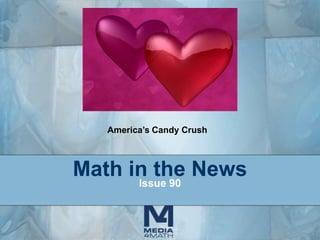 America’s Candy Crush

Math in the News
Issue 90

 