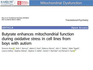 Mitochondrial Dysfunction
 