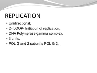 Mitochondrial dna and dysfunctions | PPTX