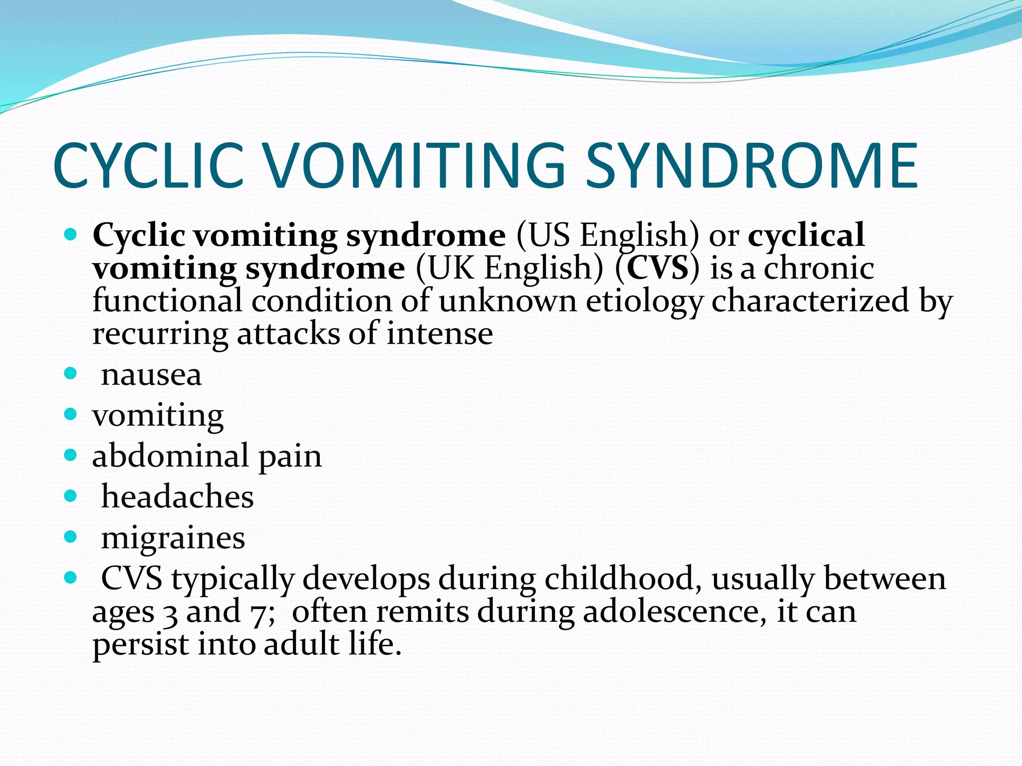 Stunning Conditional Vomiting image