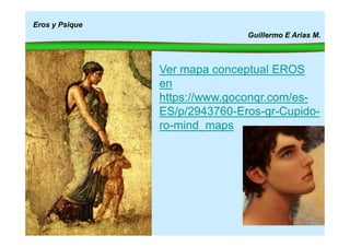 Ver mapa conceptual EROS
en
https://www.goconqr.com/es-
ES/p/2943760-Eros-gr-Cupido-
ro-mind_maps
Eros y Psique
Guillermo E Arias M.
ro-mind_maps
 