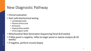 Diagnostic Testing for Mitochondrial Disease | PPTX
