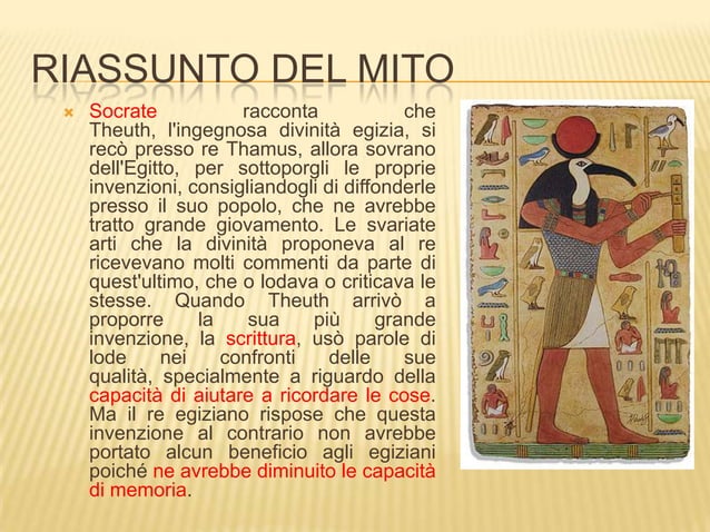 Mito di theuth | PPT