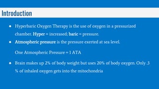 Hyperbaric Oxygen Therapy at home in New Zealand | PPTX