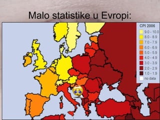 Malo statistike u Evropi:
 