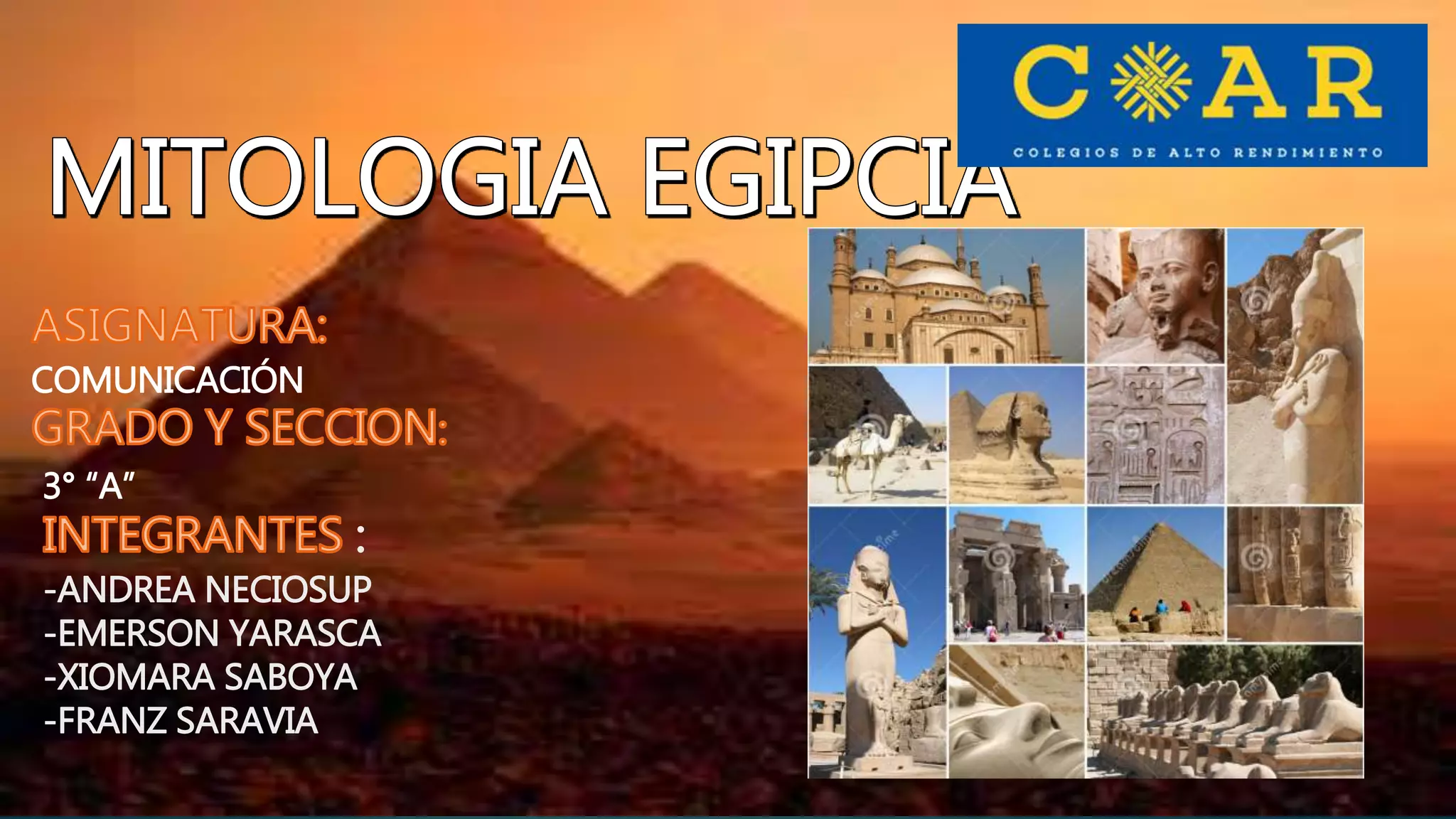 Mitologia egipcia PPT