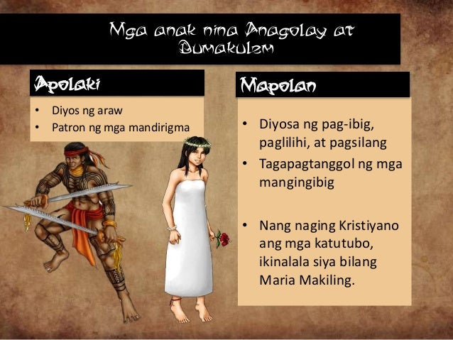 Mitolohiyang Pilipino Diyos At Diyosa Kwento Mitolohiyang Pilipino