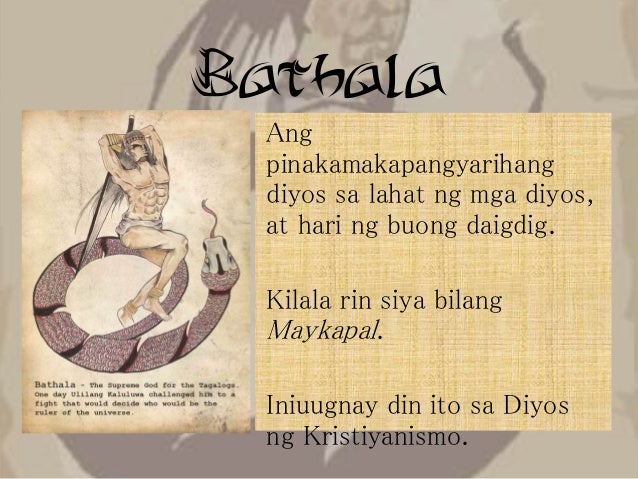 Mitolohiyang Pilipino Diyos At Diyosa Kwento Mitolohiyang Pilipino