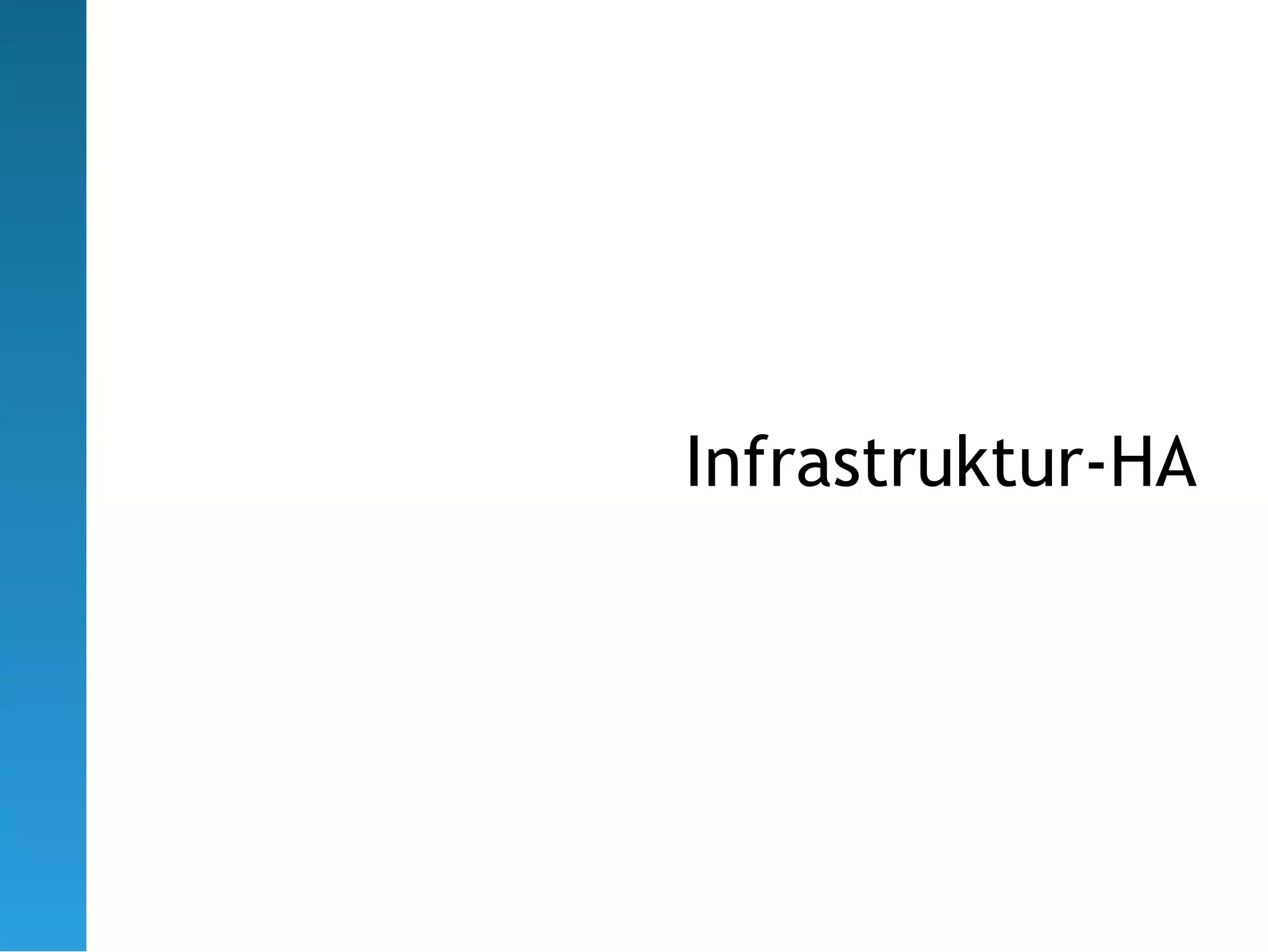 Infrastruktur-HA
 