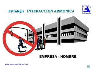 Estrategia  INTERACCION ARMONICA EMPRESA - HOMBRE 