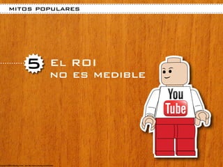 mitos populares




   5    El ROI
        no es medible
 