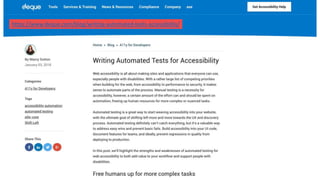 https://www.deque.com/blog/writing-automated-tests-accessibility/
 