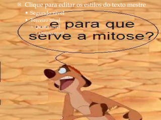    Clique para editar os estilos do texto mestre
       Segundo nível
       Terceiro nível
         Quarto nível
           Quinto nível
 
