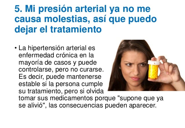Mitos sobre hipertensión arterial Mitos sobre hipertensión arterial