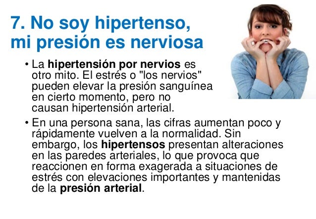 Mitos sobre hipertensión arterial Mitos sobre hipertensión arterial