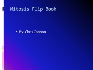 Mitosis Flip Book By: Chris Cahoon 