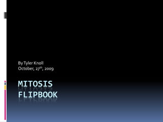 MitosisFlipbook By Tyler Knoll October, 27th, 2009 