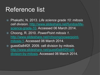 Mitosis presentation final | PPTX