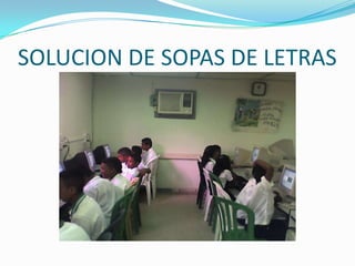SOLUCION DE SOPAS DE LETRAS