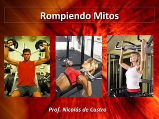 Rompiendo Mitos
Rompiendo Mitos

Prof. Nicolás de Castro

 