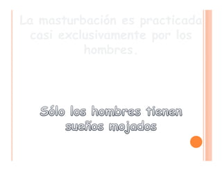 Mitos sobre sexualidad ppt