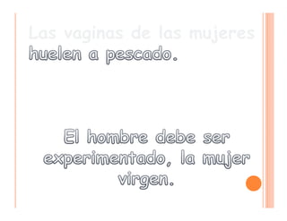 Mitos sobre sexualidad ppt