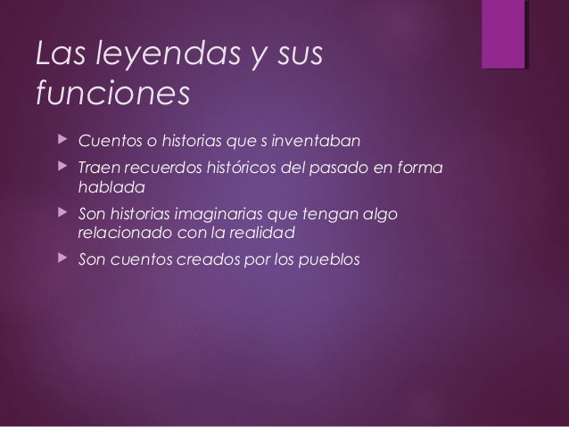 Mitos y leyendas