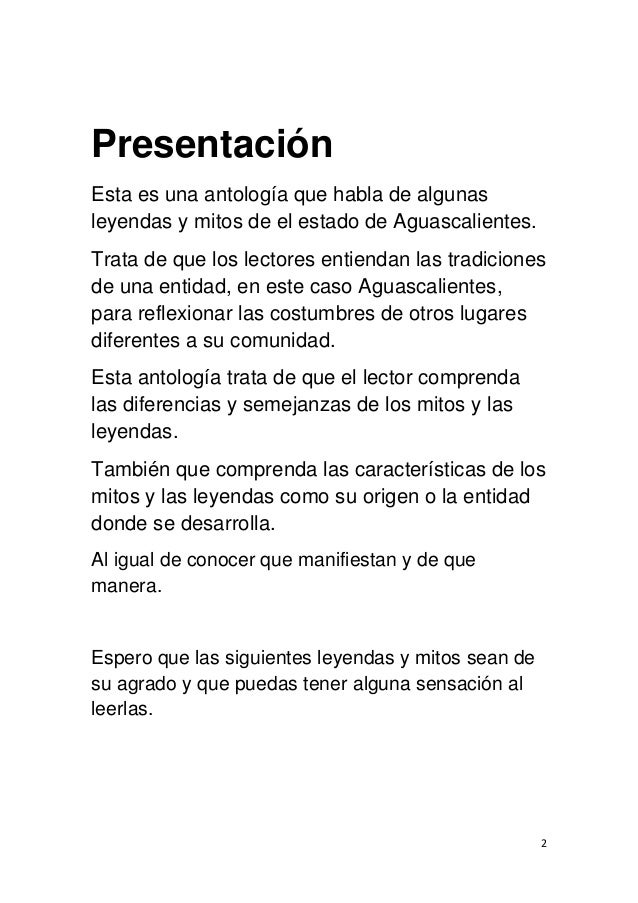 Mitos y leyendas