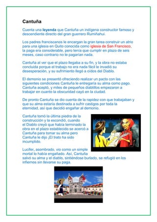 Mitos y leyendas memorias