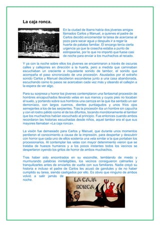 Mitos y leyendas memorias