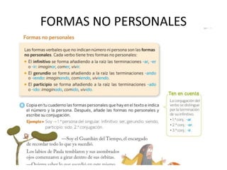 FORMAS NO PERSONALES
 
