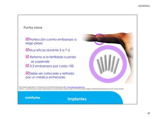 Mitos y realidades anticoncepcion