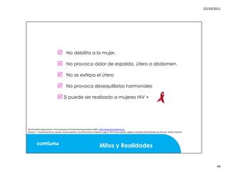Mitos y realidades anticoncepcion