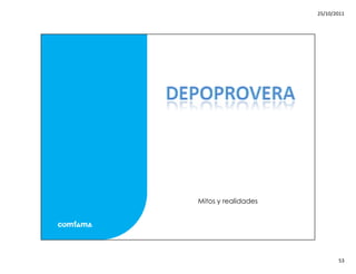 Mitos y realidades anticoncepcion